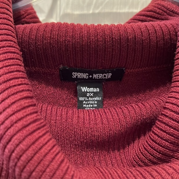 Flattering long cozy sweater Plus Size 2X - Picture 2 of 6